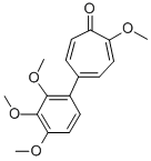 2-methoxy-5-(2',3',4'-trimethoxyphenyl)tropone CAS#: 60423-21-4