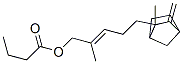 2-methyl-5-(2-methyl-3-methylenebicyclo[2.2.1]hept-2-yl)pent-2-enyl butyrate CAS#: 67633-98-1