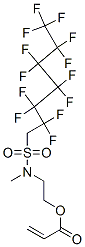 2-[methyl[(2,2,3,3,4,4,5,5,6,6,7,7,7-tridecafluoroheptyl)sulphonyl]amino]ethyl acrylate CAS#: 66008-70-6