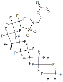 2-[methyl[(2,2,3,3,4,4,5,5,6,6,7,7,8,8,9,9,10,10,11,11,12,12,13,13,14,14,15,15,15-nonacosafluoropentadecyl)sulphonyl]amino]ethyl acrylate CAS#: 68758-55-4