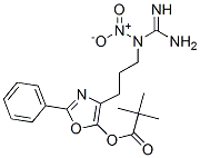 2-phenyl-4-(3-(N-nitroguanidino)propyl)-5-pivaloyloxyoxazole CAS#: 71162-59-9
