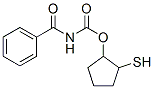 (2-sulfanylcyclopentyl) N-benzoylcarbamate CAS#: 7621-74-1