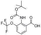 2-[(tert-butoxycarbonyl)amino]-3-(trifluoromethoxy)benzoic acid CAS#: 561304-40-3