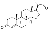 (20R)-3-oxopregn-4-ene-20-carbaldehyde CAS#: 66289-21-2