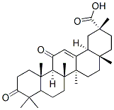 (20beta)-3,11-dioxoolean-12-en-29-oic acid CAS#: 7020-50-0