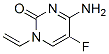 2(1H)-Pyrimidinone, 4-amino-1-ethenyl-5-fluoro- (9CI) CAS#: 588715-92-8