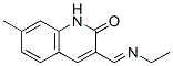 2(1H)-Quinolinone,3-[(ethylimino)methyl]-7-methyl-(9CI) CAS#: 573974-93-3