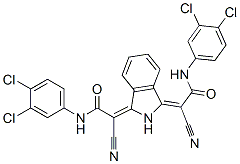 2,2'-(1H-isoindole-1,3(2H)-diylidene)bis[2-cyano-N-(3,4-dichlorophenyl)acetamide] CAS#: 68808-67-3
