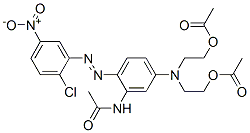 2,2'-[[3-acetamido-4-[(2-chloro-5-nitrophenyl)azo]phenyl]imino]diethyl diacetate CAS#: 66214-53-7