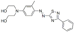 2,2'-[[3-methyl-4-[(3-phenyl-1,2,4-thiadiazol-5-yl)azo]phenyl]imino]bisethanol CAS#: 61049-89-6