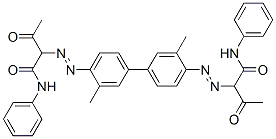 2,2'-[(3,3'-dimethyl[1,1'-biphenyl]-4,4'-diyl)bis(azo)]bis[3-oxo-N-phenylbutyramide] CAS#: 6358-88-9