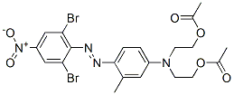 2,2'-[[4-[(2,6-dibromo-4-nitrophenyl)azo]-3-methylphenyl]imino]bisethyl diacetate CAS#: 67923-46-0