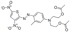 2,2'-[[4-[(3,5-dinitro-2-thienyl)azo]-3-methylphenyl]imino]bisethyl diacetate CAS#: 68110-29-2
