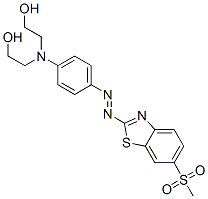 2,2'-[[4-[[6-(methylsulphonyl)benzothiazol-2-yl]azo]phenyl]imino]bisethanol CAS#: 63467-02-7