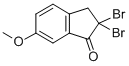 2,2-DIBROMO-6-METHOXY-1-INDANONE CAS#: 62015-81-0