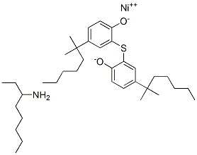 [2,2'-Thiobis(4-tert-octylphenolate)]-2-ethylhexylamine nickel(II) CAS#: 66467-44-5