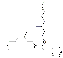 [2,2-bis[(3,7-dimethyl-6-octenyl)oxy]ethyl]benzene CAS#: 67634-04-2