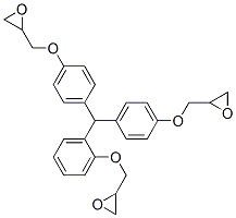 2,2'-[[o-(oxiranylmethoxy)benzylidene]bis(p-phenyleneoxymethylene)]bisoxirane CAS#: 67786-03-2