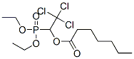 [2,2,2-Trichloro-1-(heptanoyloxy)ethyl]phosphonic acid diethyl ester CAS#: 69352-41-6
