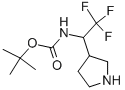 (2,2,2-Trifluoro-1-pyrrolidin-3-yl-ethyl)-carbamic acid tert-butyl ester CAS#: 186202-31-3