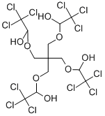 2,2,2-trichloro-1-[3-(2,2,2-trichloro-1-hydroxy-ethoxy)-2,2-bis[(2,2,2-trichloro-1-hydroxy-ethoxy)methyl]propoxy]ethanol CAS#: 78-12-6