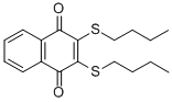 2,3-BIS(N-BUTYLTHIO)-1,4-NAPHTHALENEDIONE CAS#: 671189-54-1
