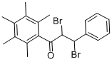 2,3-DIBROMO-1-(2,3,4,5,6-PENTAMETHYLPHENYL)-3-PHENYLPROPAN-1-ONE CAS#: 646506-57-2