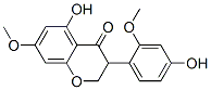 2,3-Dihydro-5-hydroxy-3-(4-hydroxy-2-methoxyphenyl)-7-methoxy-4H-1-benzopyran-4-one CAS#: 61020-70-0