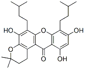 2,3-Dihydro-5,9,11-trihydroxy-3,3-dimethyl-6,8-bis(3-methylbutyl)pyrano[3,2-a]xanthen-12(1H)-one CAS#: 62501-55-7