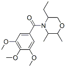 2,3-Dimethyl-5-ethyl-4-(3,4,5-trimethoxybenzoyl)morpholine CAS#: 63868-61-1