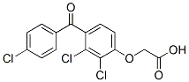 [2,3-dichloro-4-(4-chlorobenzoyl)phenoxy]acetic acid CAS#: 62967-01-5