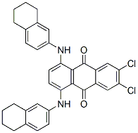 2,3-dichloro-5,8-bis[(5,6,7,8-tetrahydro-2-naphthyl)amino]anthraquinone CAS#: 67939-47-3