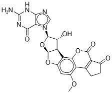 2,3-dihydro-2-(N(7)-guanyl)-3-hydroxyaflatoxin B1 CAS#: 63425-04-7