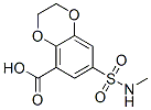 2,3-dihydro-7-(N-methylsulphamoyl)-1,4-benzodioxin-5-carboxylic acid CAS#: 66410-37-5