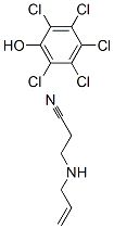 2,3,4,5,6-pentachlorophenol, 3-(prop-2-enylamino)propanenitrile CAS#: 7357-29-1