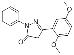 2,4-DIHYDRO-5-(2,5-DIMETHOXYPHENYL)-2-PHENYL-3H-PYRAZOL-3-ONE CAS#: 60946-76-1