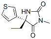2,4-Imidazolidinedione,5-ethyl-3-methyl-5-(3-thienyl)-,(5S)-(9CI) CAS#: 525600-07-1