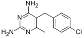 2,4-Pyrimidinediamine, 5-((4-chlorophenyl)methyl)-6-methyl- (9CI) CAS#: 7331-23-9