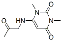 2,4(1H,3H)-Pyrimidinedione, 1,3-dimethyl-6-[(2-oxopropyl)amino]- (9CI) CAS#: 662141-78-8