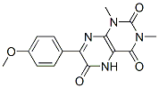 2,4,6(3H)-Pteridinetrione, 1,5-dihydro-7-(4-methoxyphenyl)-1,3-dimethyl- CAS#: 65158-52-3
