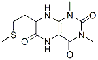 2,4,6(3H)-Pteridinetrione,  1,5,7,8-tetrahydro-1,3-dimethyl-7-[2-(methylthio)ethyl]- CAS#: 64724-42-1