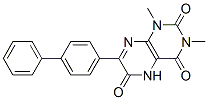 2,4,6(3H)-Pteridinetrione,  7-[1,1-biphenyl]-4-yl-1,5-dihydro-1,3-dimethyl- CAS#: 65158-54-5