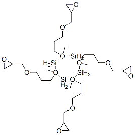 2,4,6,8-tetramethyl-2,4,6,8-tetrakis[3-(oxiranylmethoxy)propyl]cyclotetrasiloxane CAS#: 60665-85-2