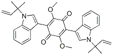 2,5-Bis[1-(1,1-dimethyl-2-propenyl)-1H-indol-3-yl]-3,6-dimethoxy-2,5-cyclohexadiene-1,4-dione CAS#: 60924-75-6