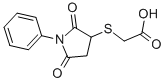 (2,5-DIOXO-1-PHENYL-PYRROLIDIN-3-YLSULFANYL)-ACETIC ACID CAS#: 60788-02-5