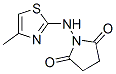 2,5-Pyrrolidinedione, 1-[(4-methyl-2-thiazolyl)amino]- (9CI) CAS#: 528592-46-3