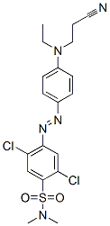 2,5-dichloro-4-[[4-[(2-cyanoethyl)ethylamino]phenyl]azo]-N,N-dimethylbenzenesulphonamide CAS#: 64501-19-5