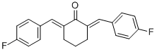 2,6-BIS(4-FLUOROBENZYLIDENE)CYCLOHEXANONE CAS#: 62085-74-9