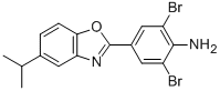 2,6-DIBROMO-4-(5-ISOPROPYL-1,3-BENZOXAZOL-2-YL)ANILINE CAS#: 638158-95-9