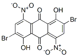 2,6-Dibromo-1,5-dihydroxy-4,8-dinitro-9,10-anthraquinone CAS#: 6361-13-3